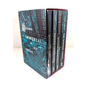 The Goddess Test Boxed Set Books Series by Aimee Carter PB vol.1-4